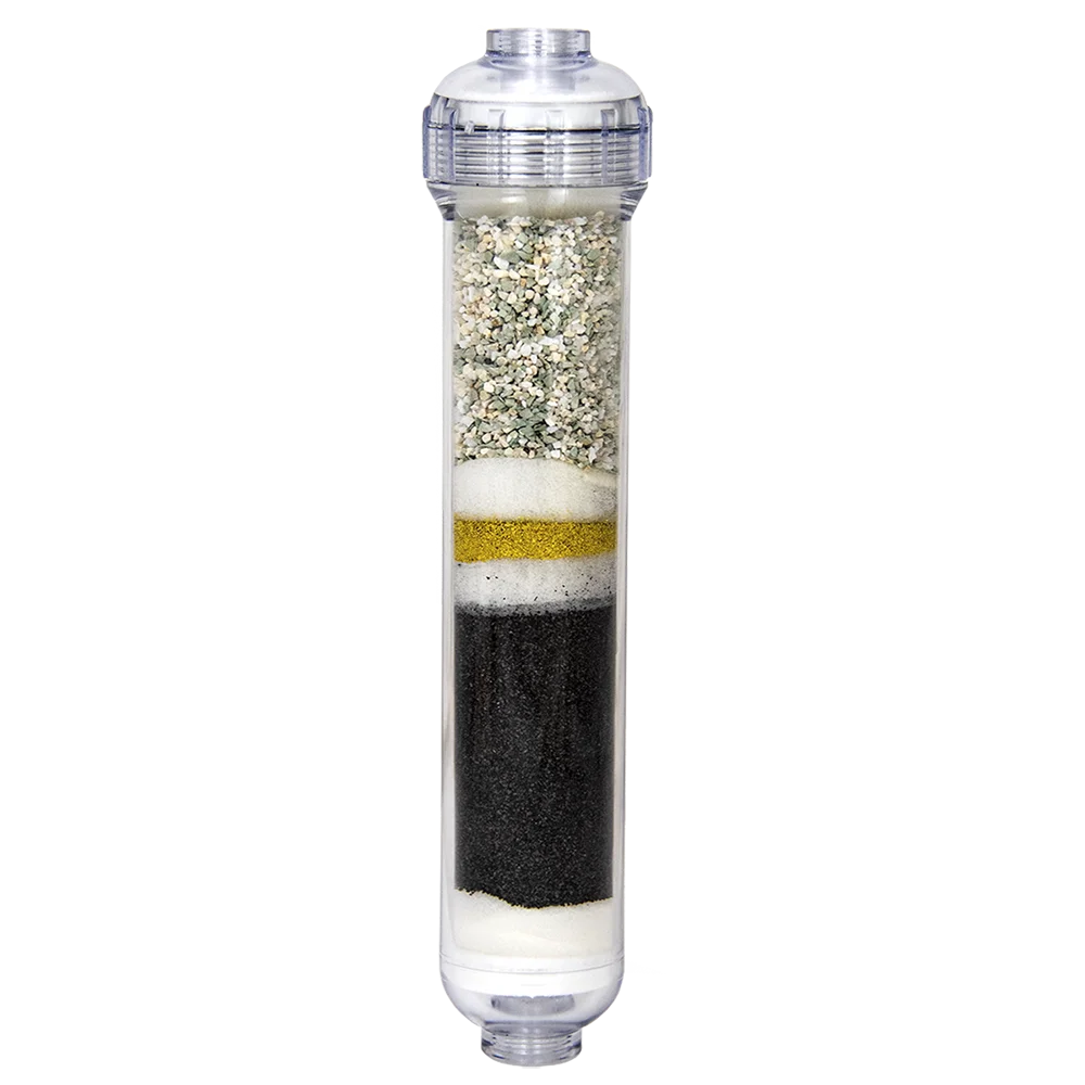 Coronwater Alkaline Water Filter Cartridge for RO system Post filter Activated Carbon & Mineral & KDF55 IALK-301