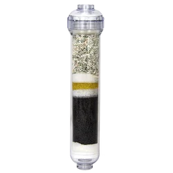 Coronwater Alkaline Water Filter Cartridge for RO system Post filter Activated Carbon & Mineral & KDF55 IALK-301