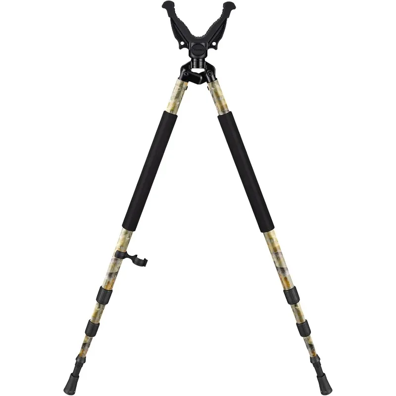 

Hunting Bipod, Twist Lock, Lightweight Aluminum Frame, High Density Foam Handle and Spike Feet