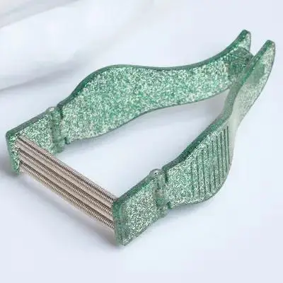 دليل مزيل شعر الوجه الربيع لنزع الشعر النساء الذقن اللحية الحاجب خيوط أداة لطيف غير مزعجة السلس الجلد #6