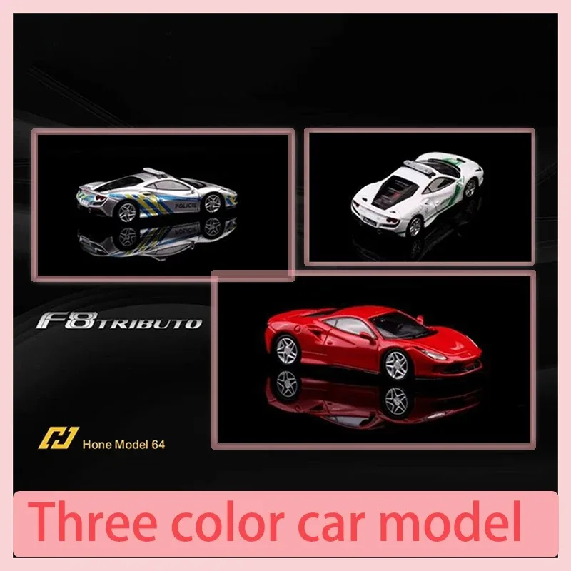 

Hone Model 1:64 Scale F8 Tributo Alloy Simulation Car Model Static Collection Decorated Holiday Gifts Toys Souvenir Gift