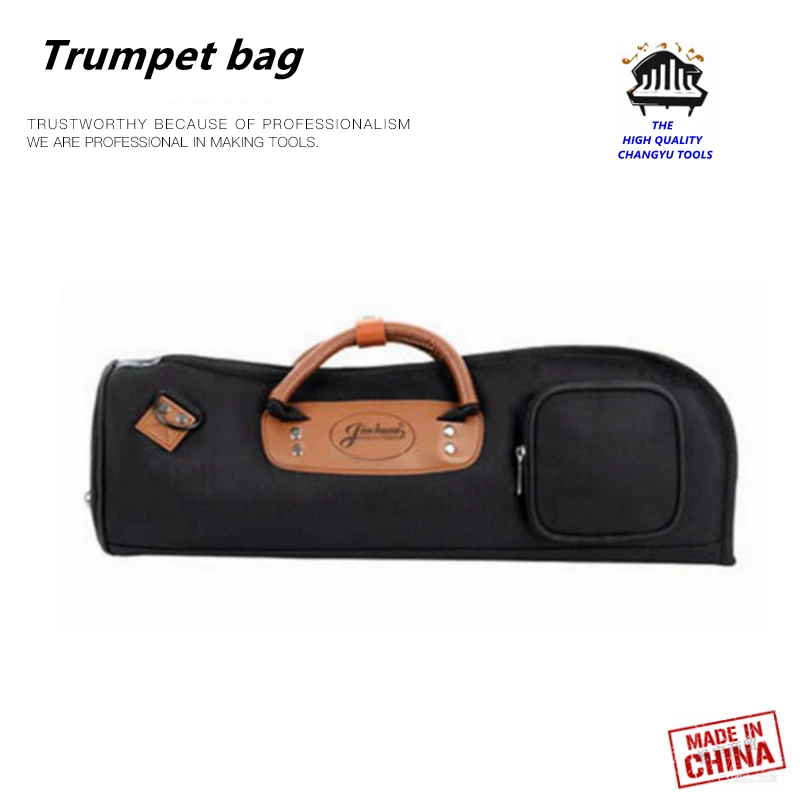 

high quality Trumpet bag Thickened sponge portable backpack single-shoulder bag Trumpet parts Trumpet accessories Trumpet case