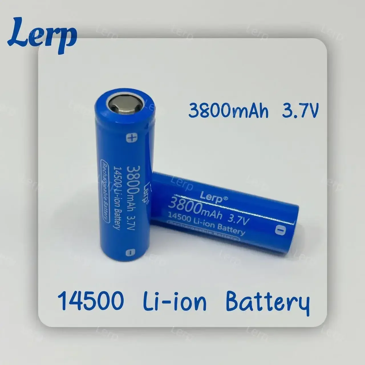 

The new rechargeable lithium-ion battery 14500 3.7V 3800mAh is suitable for electric toothbrushes, shavers, LED flashlights.