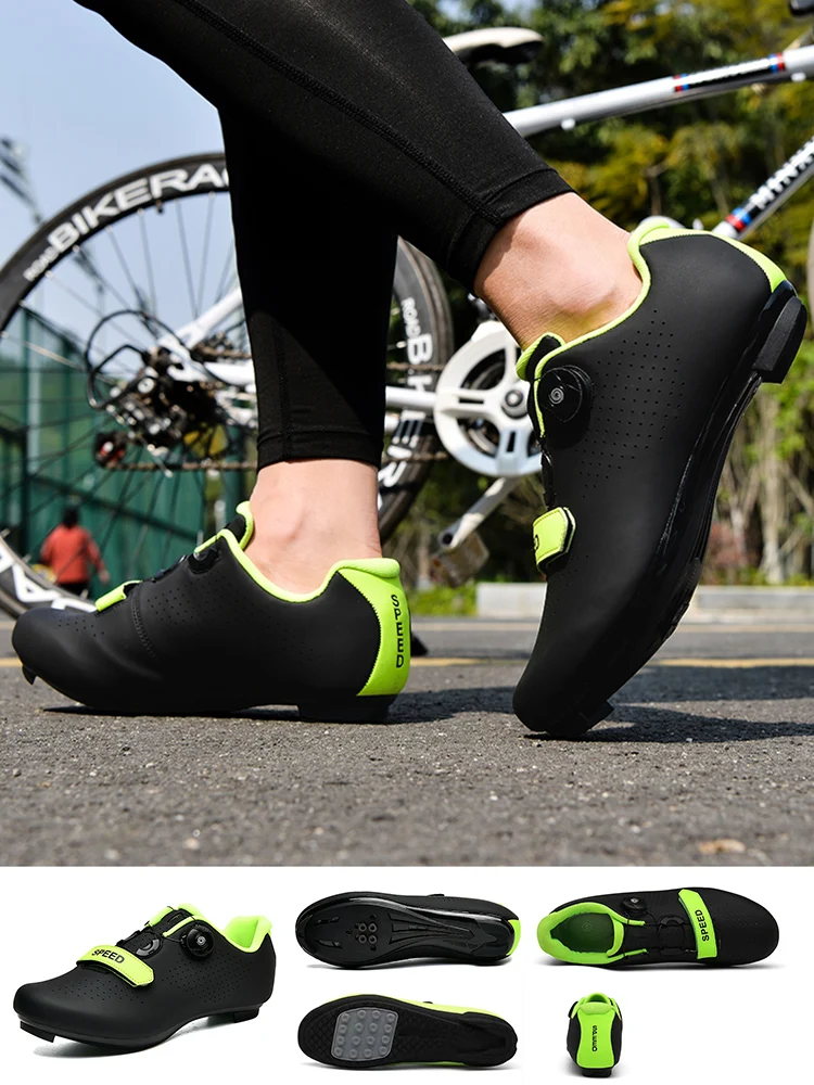 Neue Unisex Pedal Fahrradschuhe Flache Schuhe Geeignet für Bergsport Pedal Selbstsichernde Fahrradschuhe Atmungsaktive Fahrradschuhe – Detail 7