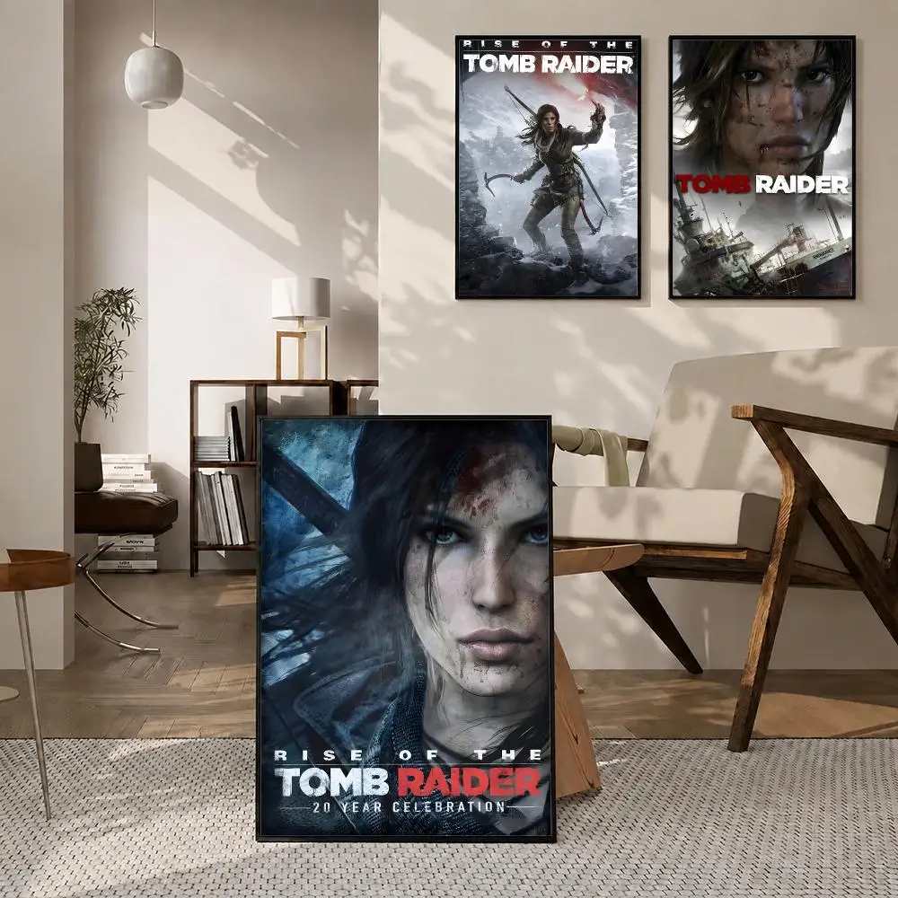 Game Tomb Raider Poster High-definition  stickers, suitable for bedroom, living room, home decoration