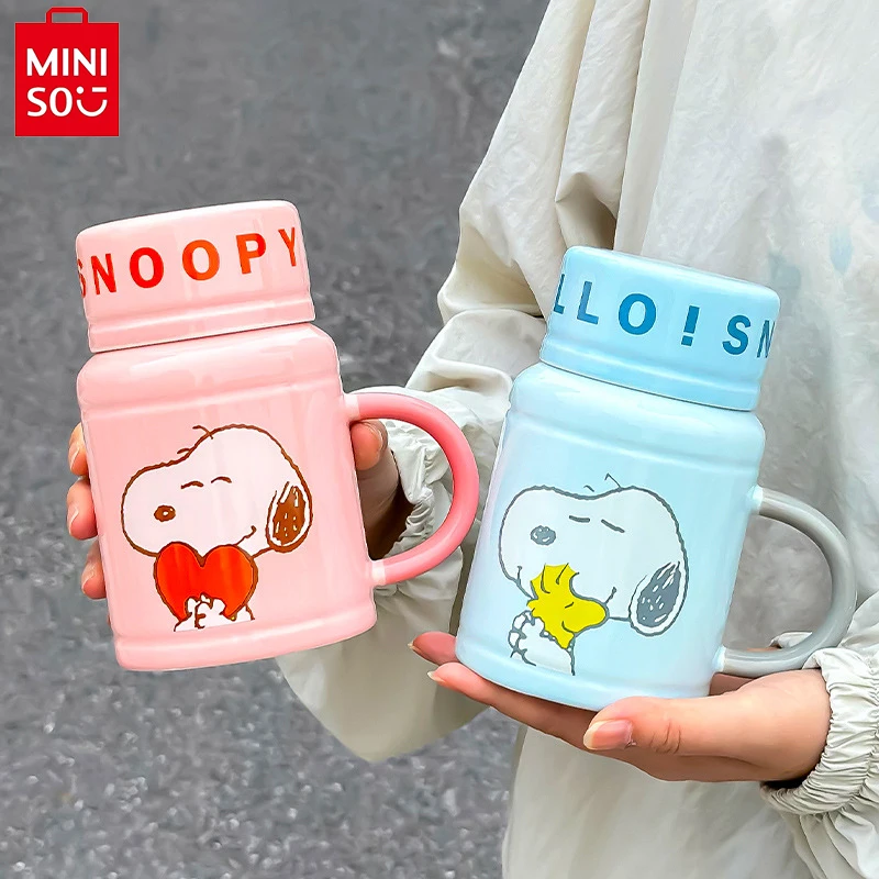 

Anime Snoopy Ceramic Cup Milk Cup Coffee Cup Cartoon Cute Children Breakfast Cup Drink Cup Kawaii Office Water Cup Birthday Gift