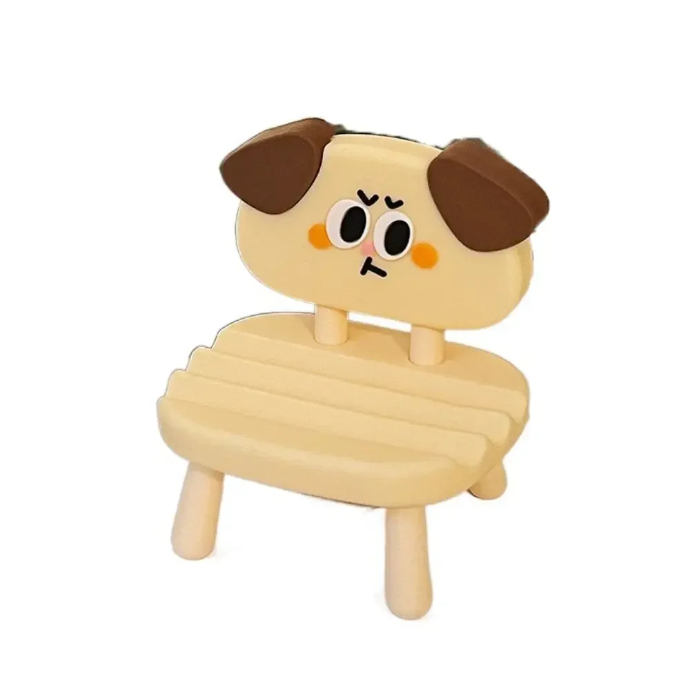 

Cartoon Animal Creative Chair Phone Holder Dog Chick Chair Mobile Phone Stand Plastic Desk Decor Chair Cell Phone Bracket