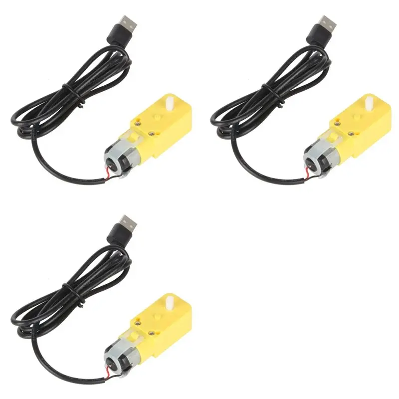 A93E-3X Precisions Engineered Single Shafts DC5V 59RPM Ratio 1:220 Reduction Motor Gear Motor