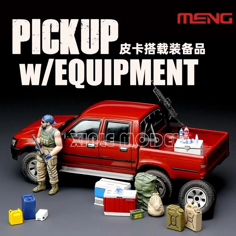 

MENG VS-002 1/35 Pick Up с оборудованием, масштабная модель, комплект, сделай сам, коллекция игрушек, подарок