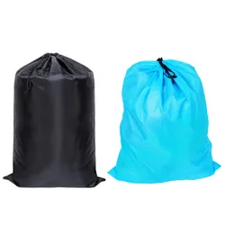 1pc 37*47.2 Inch Polyester Extra Large Heavy Duty Laundry Bags Sack With Drawstring Home Laundry Dirty Clothes Bags