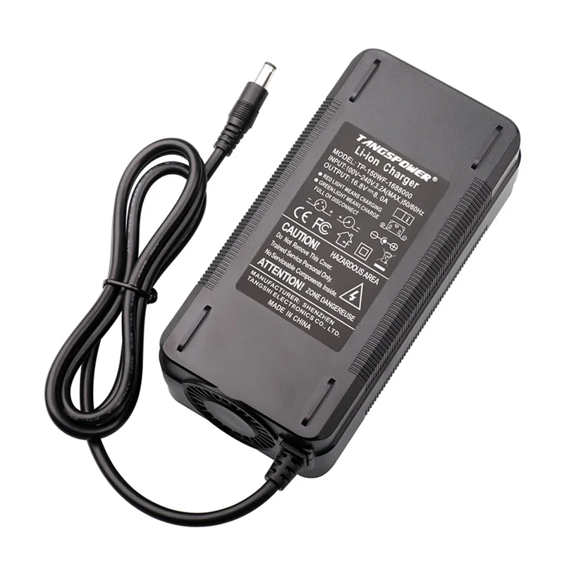 16.8V 8A Smart Li-ion Battery Charger 4S For 14.4V Polymer Lithium Battery Charger Selectable EU/US/AU/UK/KR High Quality Plug