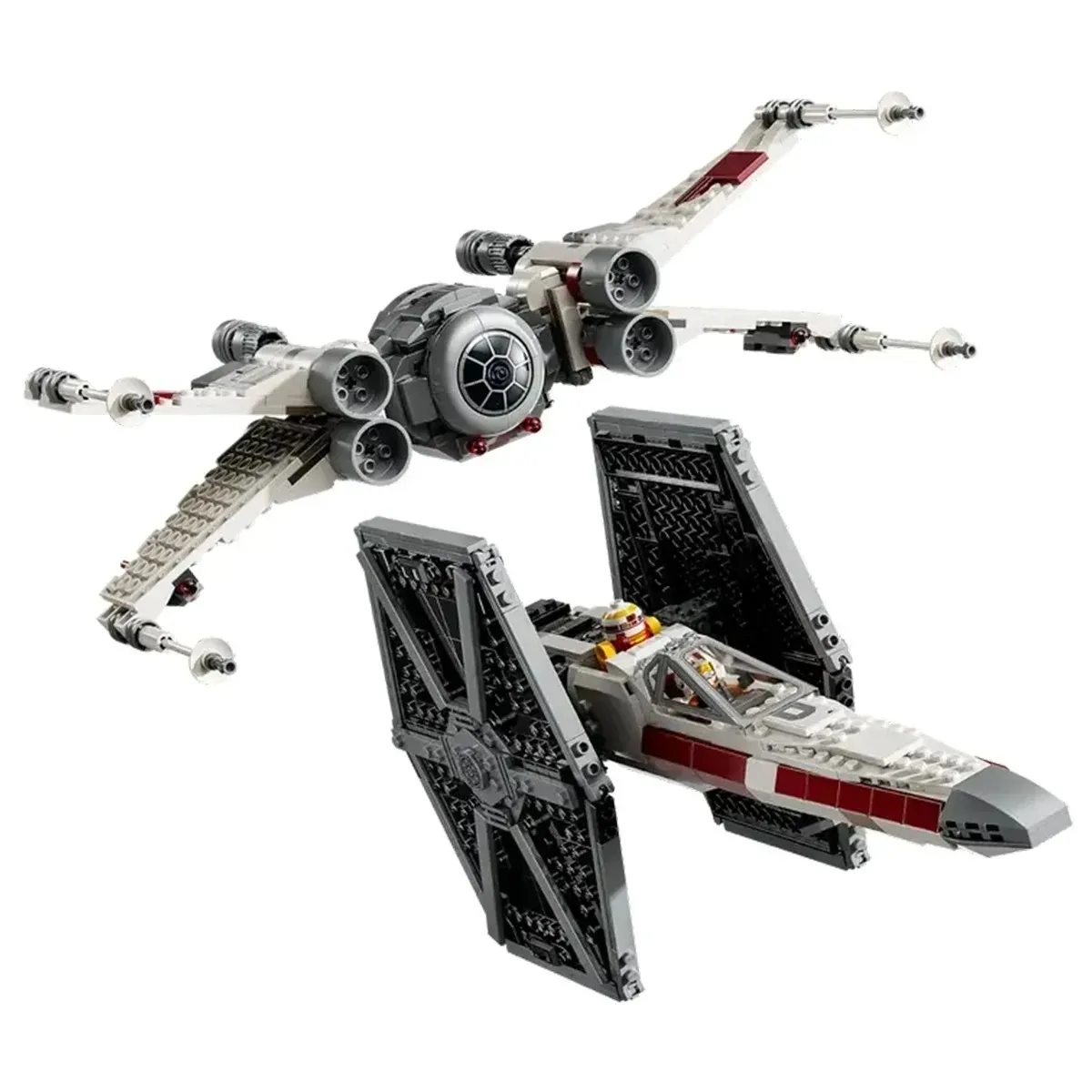 Hot Toys 2024 new 75393 TIE fighter and X-wing Compatible Building Blocks Bricks Toys For Children Gifts