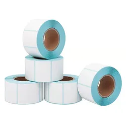 Self-Adhesive Stickers Width 40/50/60/70/80/90/100mm Label Barcode SKU Label Price Tag Shipping Thermal no Carbon Band Required