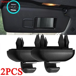 Apktnka 2x Inner Sun Visor Hook Clips Hanger Holder Buckle Bracket Retainer For Audi A1 A3 A5 Q3 Q5 S4 S5 TT RS3 OE# 8U0857562A