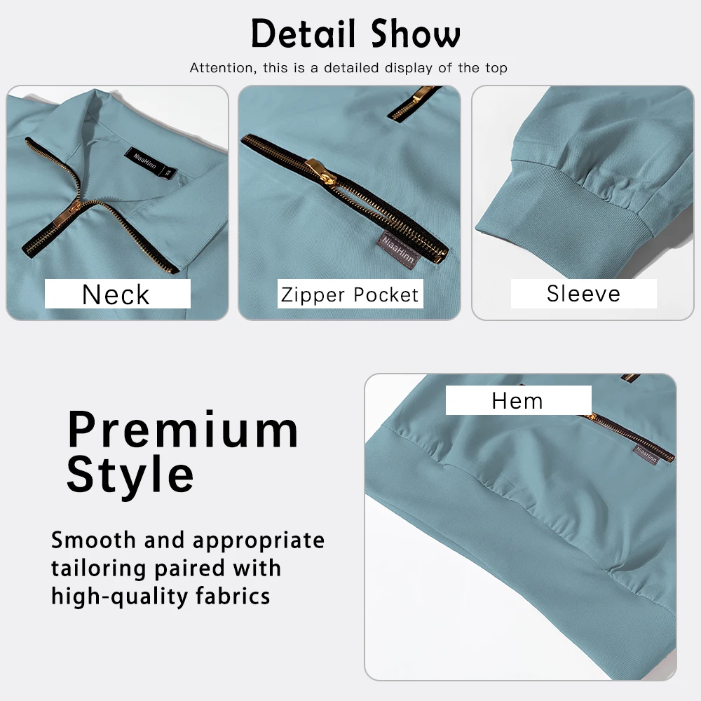 عالية الجودة طبيب الأسنان الدعك مجموعة الزي الطبي في المستشفى ملابس التجميل للنساء معاطف للأطباء والممرضات بلايز + السراويل التمريض الدعك الدعاوى