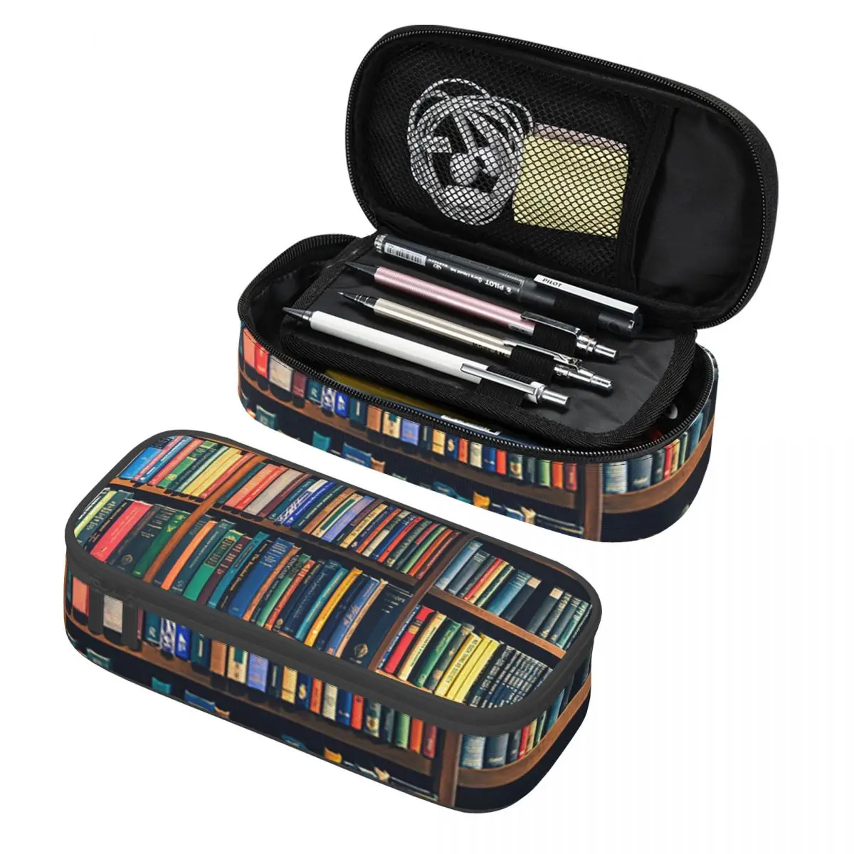 

Education Library Book Pencil Cases for Students Pen Box Pencil Bag Big Capacity Pencil Pouch Pen Holder