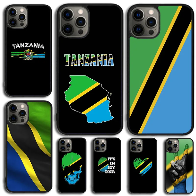 Tanzania Flag Coat Of Arms Phone Case For Samsung Galaxy S10 S22 S23 S24 Note 10 20 Lite S20 Plus S21 Ultra Back Cover