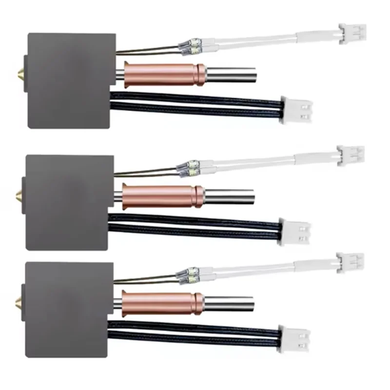 

Модернизированная комбинированная насадка Hotend для Anycubic Kobra 3, термисторный нагревательный блок 24 В 50 Вт для Anycubic Kobra K3, аксессуары