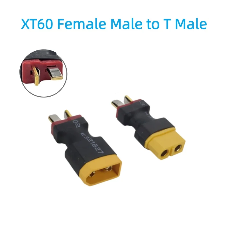 XT60-Stecker auf Dean T-Stecker / T-Buchse auf XT60-Buchse Adapter für RC-Helikopter Quadcopter LiPo-Akku Steckverbinder – Detail 6
