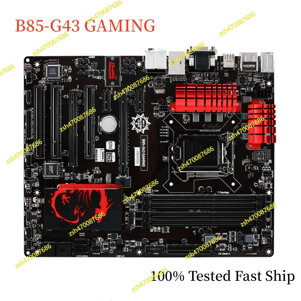

Для MSI B85-G43 игровая материнская плата 32 ГБ LGA 1150 DDR3 ATX B85 материнская плата 100% протестирована быстрая доставка