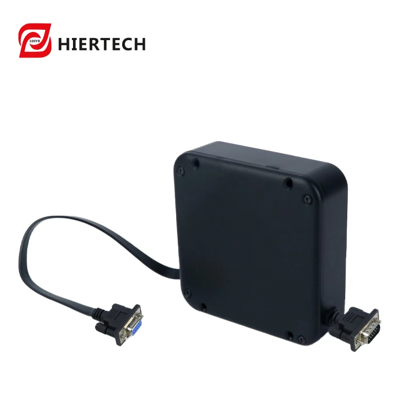 HIERTECH Home-Use HD VGA Computer Projector Video Cable 1.45m Retractable Cable Reel Manufacturer Direct Sales