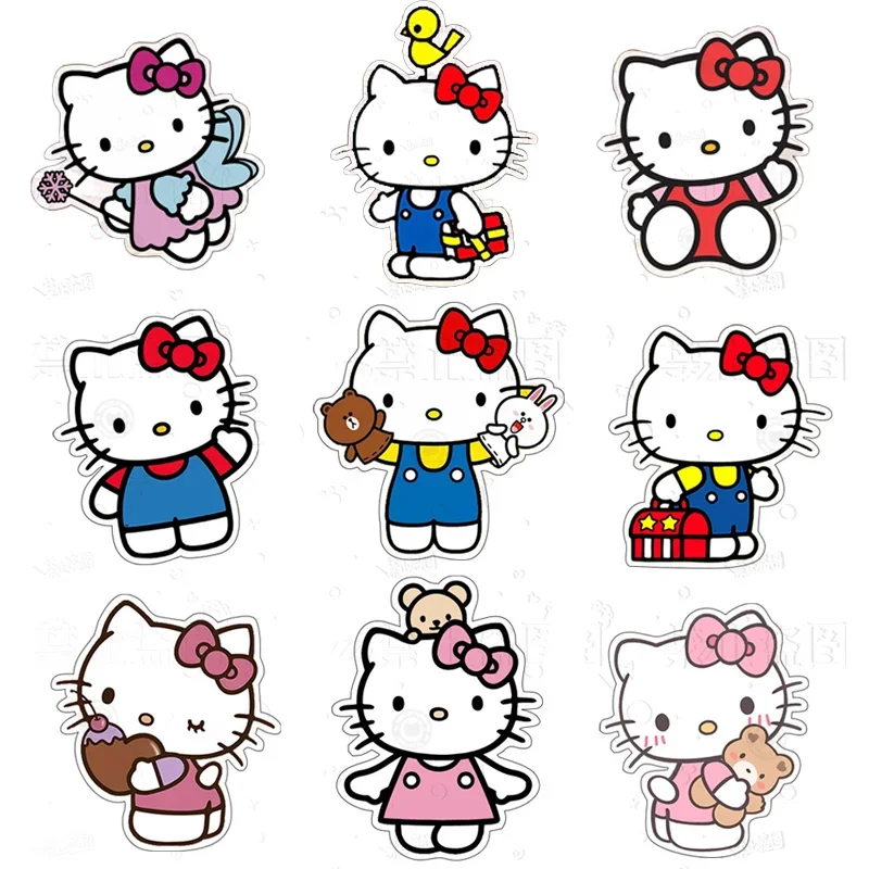 

1 Set Sanrio Hello Kitty Lapel Pins for Backpacks Brooches Japanese Cartoon Cute Badge Fashion Jewelry Women Acrylic Pins Gift