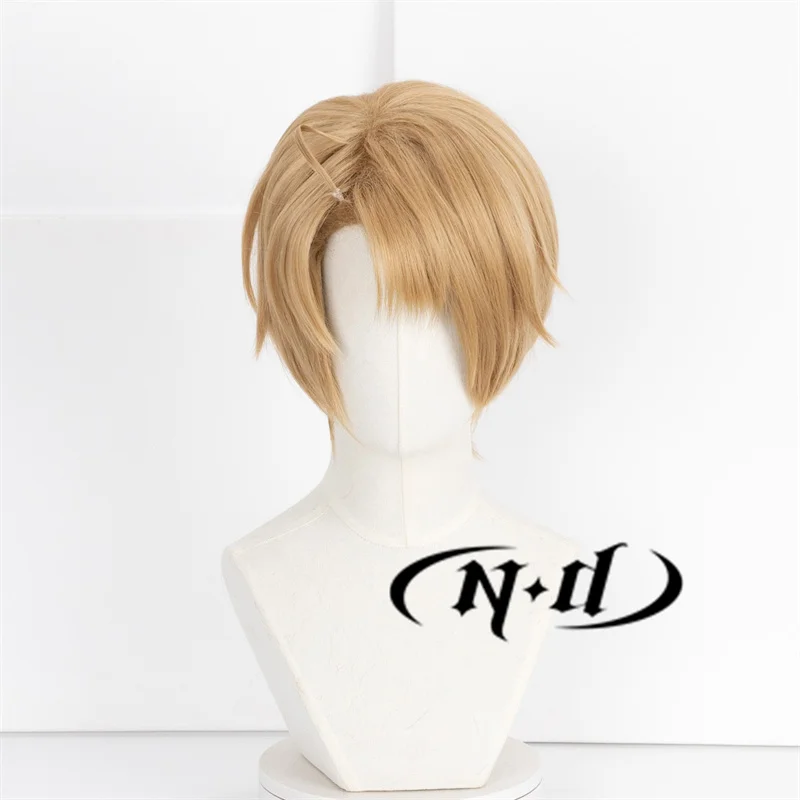ND Alfred F. Jones Cosplay Wigs Hetalia America Anime Cos Hair Wigs for Costume Theme Comic Con Party Heat Resistant Synthetic
