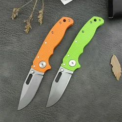 Hot Sale AD20 Pocket Folding Knife with D2 Blade Nylon Fiber Handle Multifunctional EDC Camping Tool Outdoor Tactical Knife