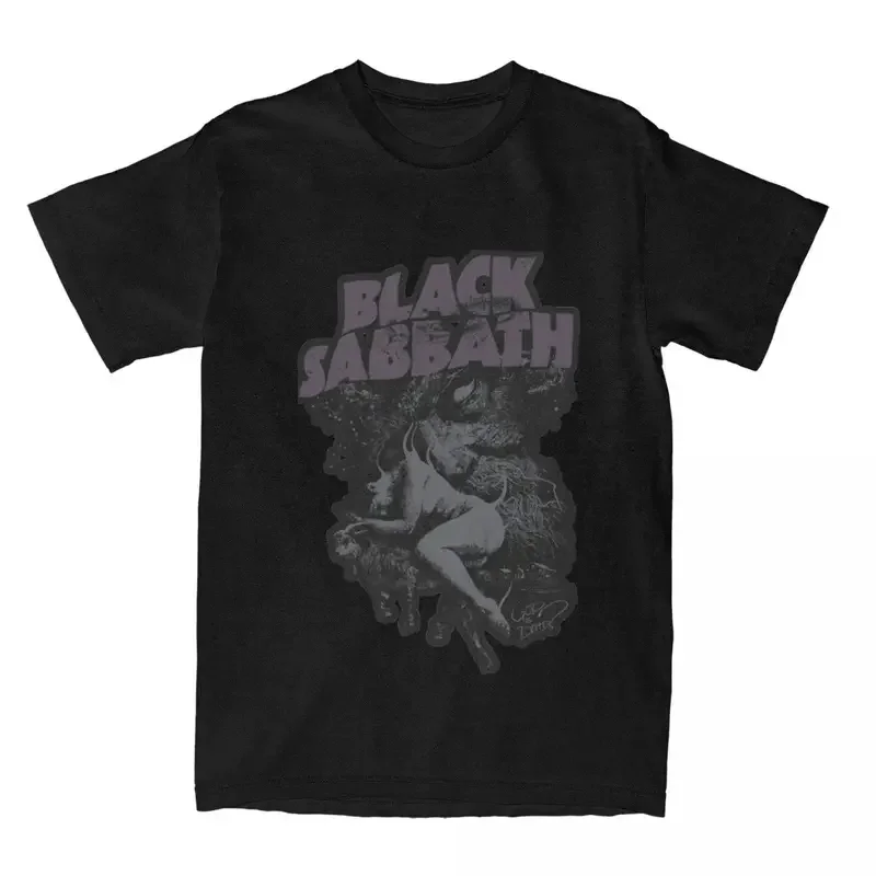 Y2K Y2K men WOMEN'S Warna black Gak by Sabbath band graphic printed tee stuff casual cotton Ozzy Osbourne T shirt Tops Adult