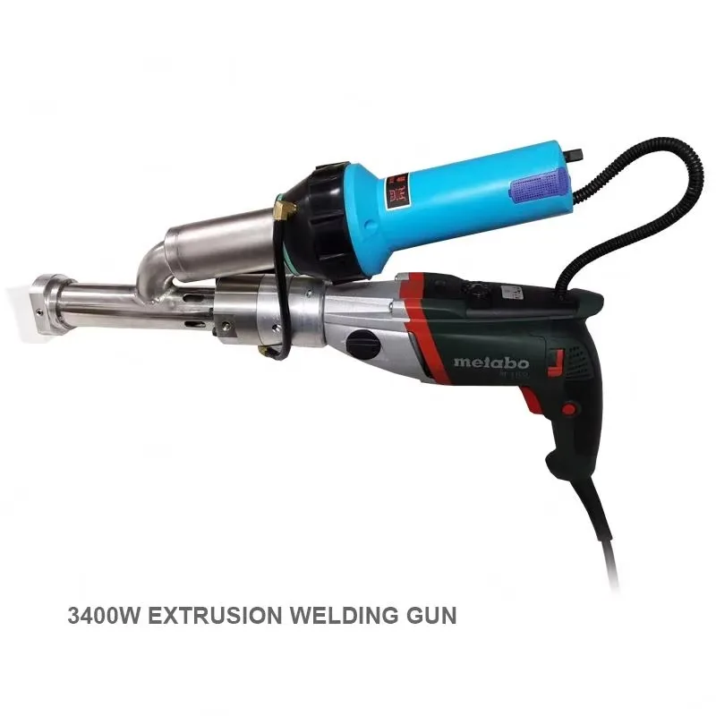 3400W Handheld Plastic Extruder,Hot Air Plastic Extruding Welder,Extrusion Welding Gun,for PP/PE/PVC Pipe,water Tank,geomembrane
