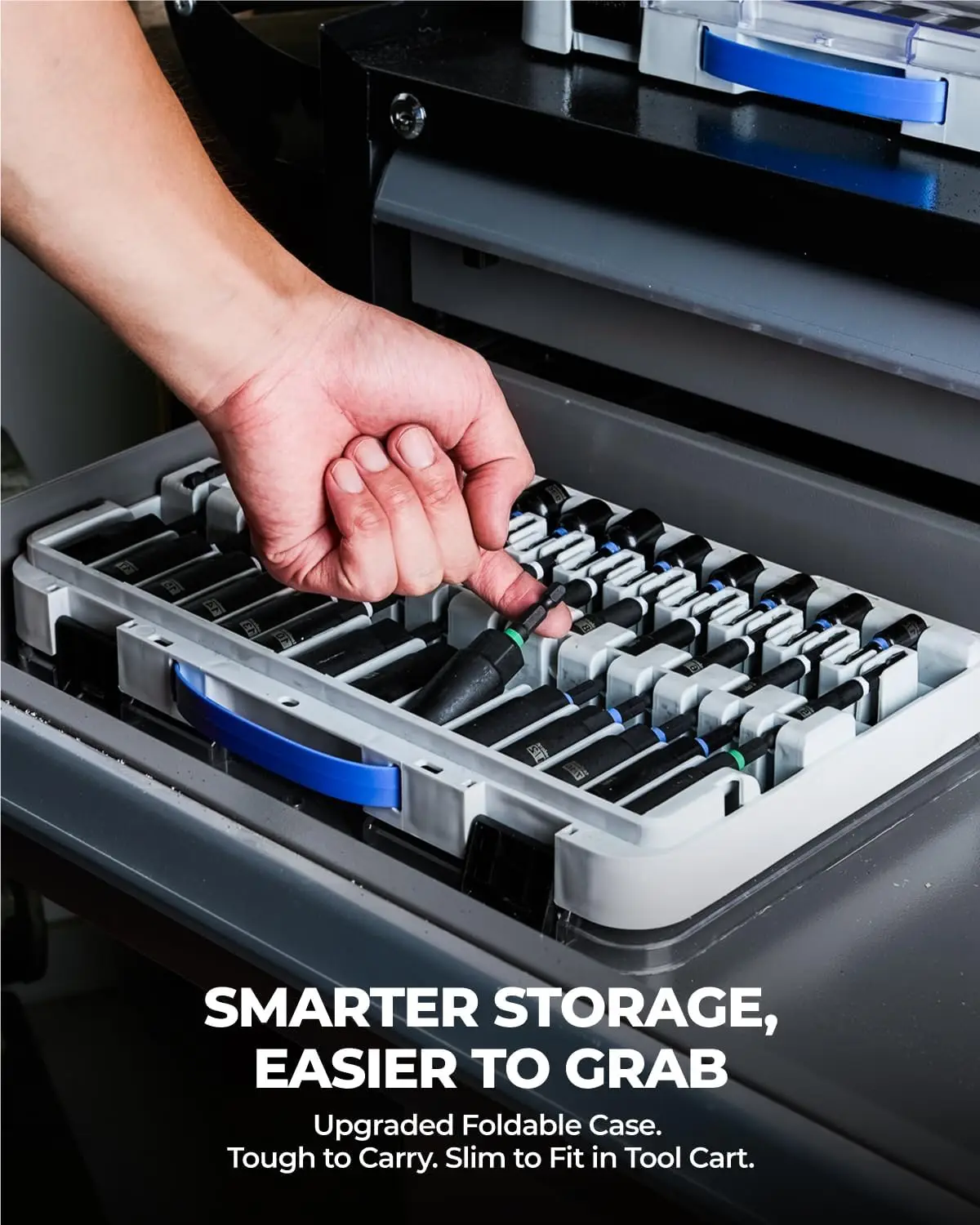 Impact Magnetic Nut Driver Set, 38pcs, 1/4'' Quick Change, Socket Adapters & Extension