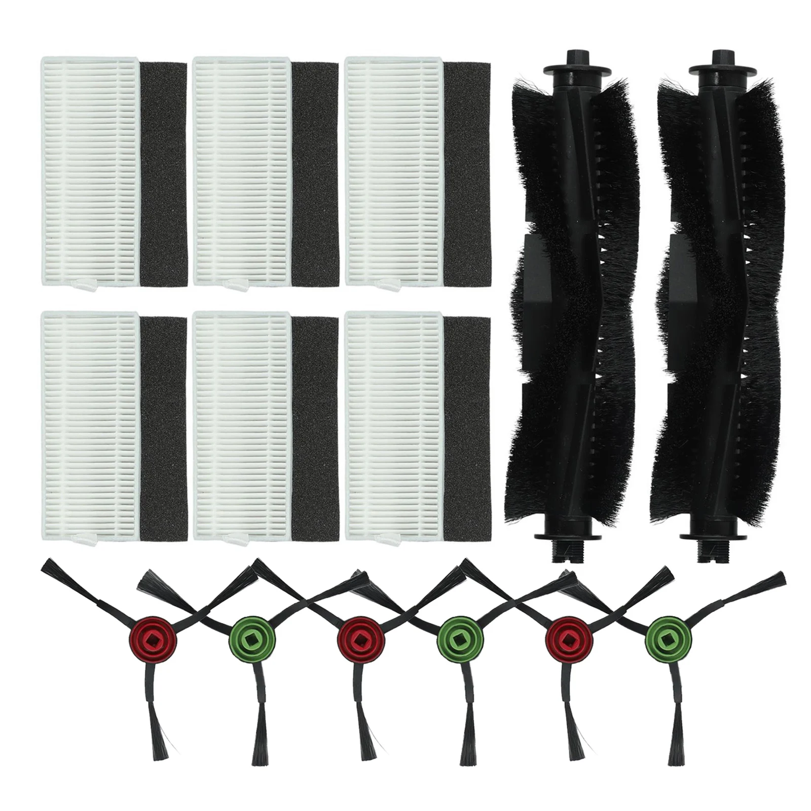 Replacement Main Side Brush Kit For Lubluelu SG60 SL60D Robot Vacuum Cleaner Deep Carpet Cleaning Spare Parts Accessories