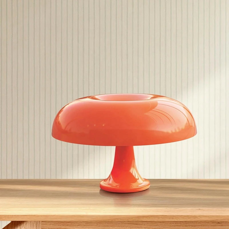 TKOH-Lampada a fungo, lampada da tavolo vintage retrò, luce notturna per donne, bambini, regali ecc. (alimentata con spina, lampadina inclusa)