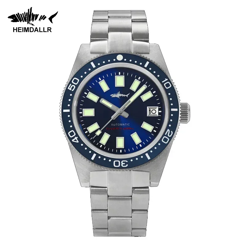 

Heimdallr Watch Men 62MAS Automatic NH35A Movement Mechanical Diver Watch 300m Water Resistant Watches Vintage C3 Super Luminous