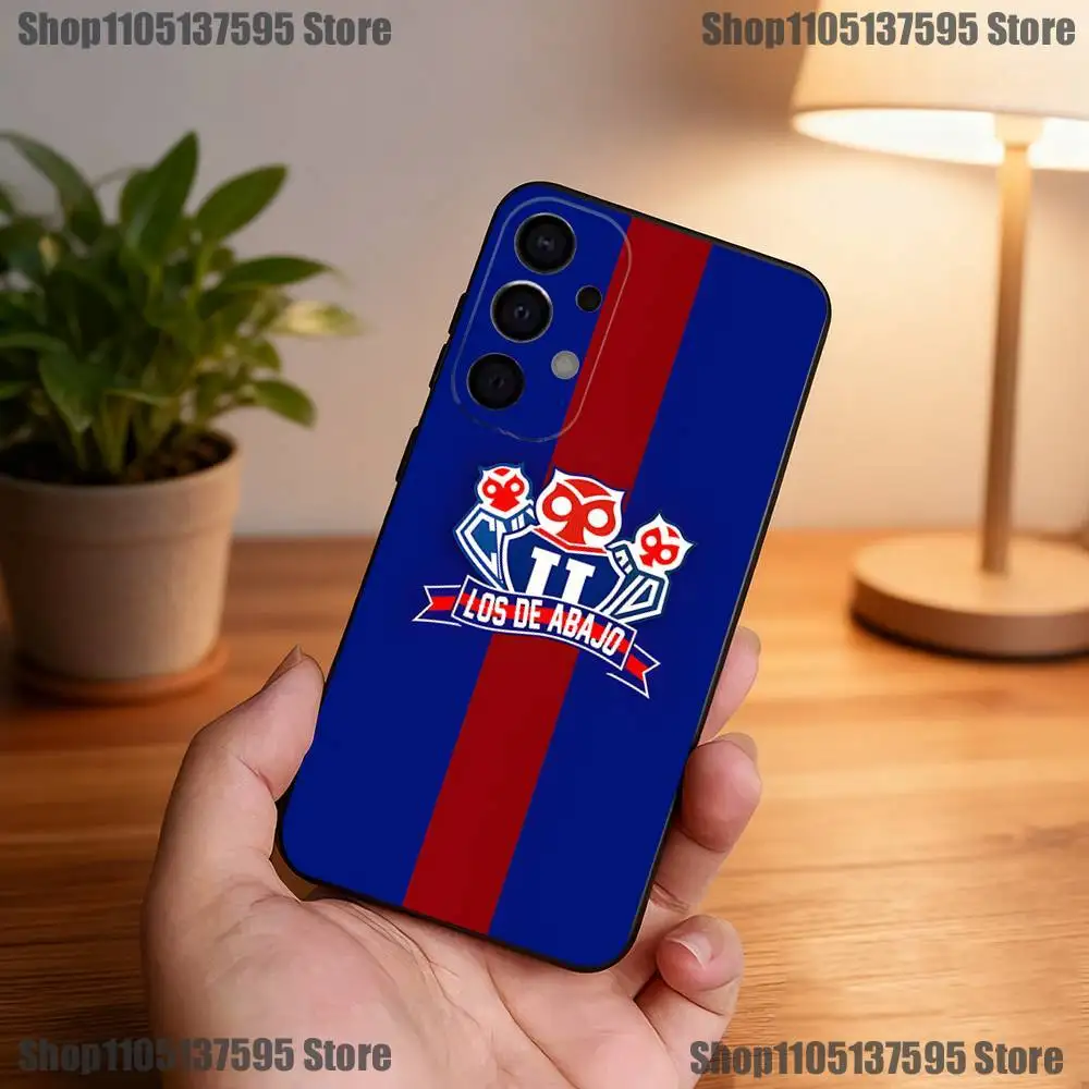 칠레 U-대학교 로고 폰 케이스 삼성 S25, S24, S21, S22, S23, S30, 울트라, S20, 플러스, Fe, 라이트, 5G 블랙 커버