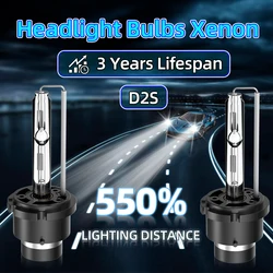 4500LM D2S Xenon Lights 35W LED Headlight Bulbs 4300K 5000K 6000K 8000K 10000K HID Xenon Headlamps 12V 24V Turbo Auto Lamps