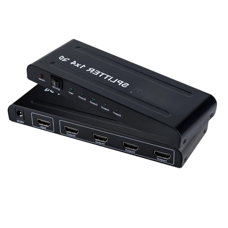 ForHDMI distributor 1 in 4 out branch cable 1 2/4/8/16 high definition 4k computer monitoring