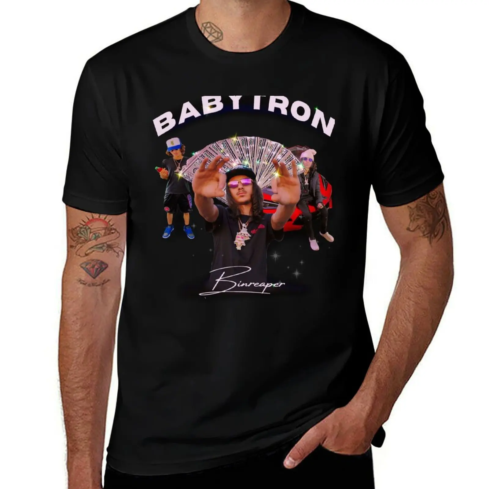 babytron 90s rap tee shirt T-Shirt Novelty Graphic Tee Shirt T-Shirt