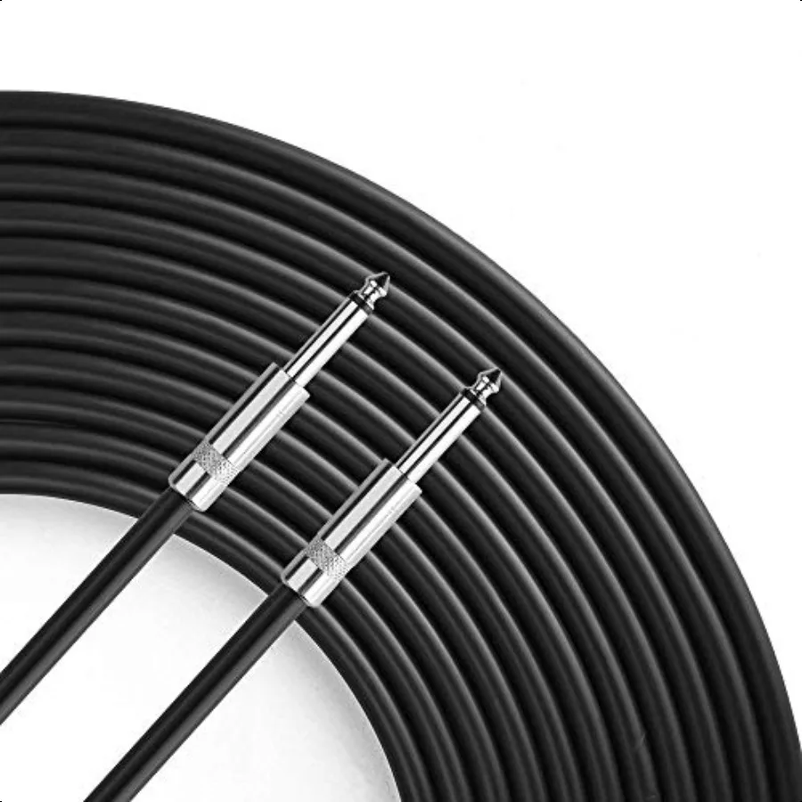 

Pro 50 Feet 12AWG 1 4 to 1 4 Speaker Cable Heavy Duty 50ft 12 Gauge Speaker Wire Cord for o Amplifier Single