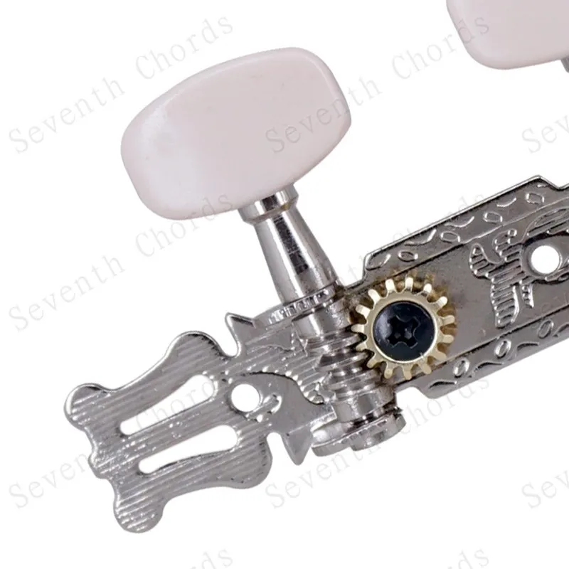 

Набор 3R3L Slive тюнеры для классической гитары, колки для колков, белая кнопка, детали для гитары, аксессуары