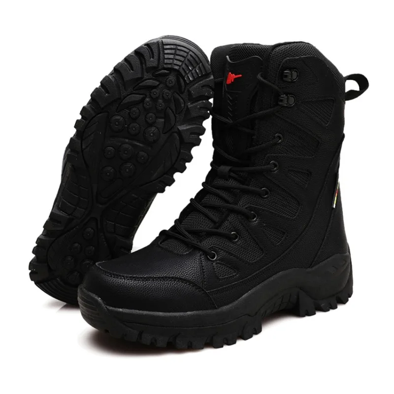 2023 Winter Boots Women Super Warm Plus Size 39-46 Mid-Calf Motorcycle Boots Warm Plush Platform Shoes