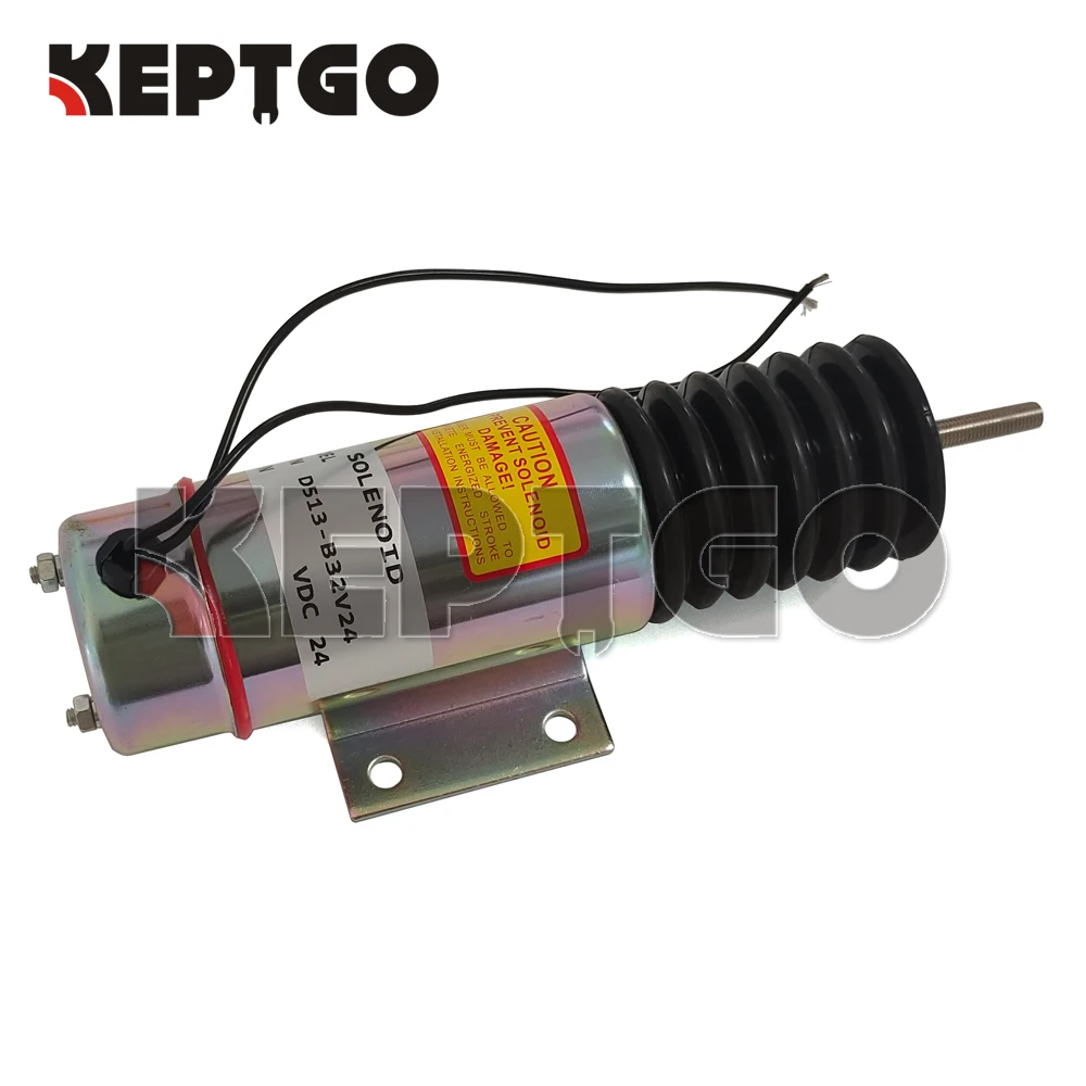 D513-B32V24 24v Fuel Shut Off Stop Pull Solenoid For Woodward