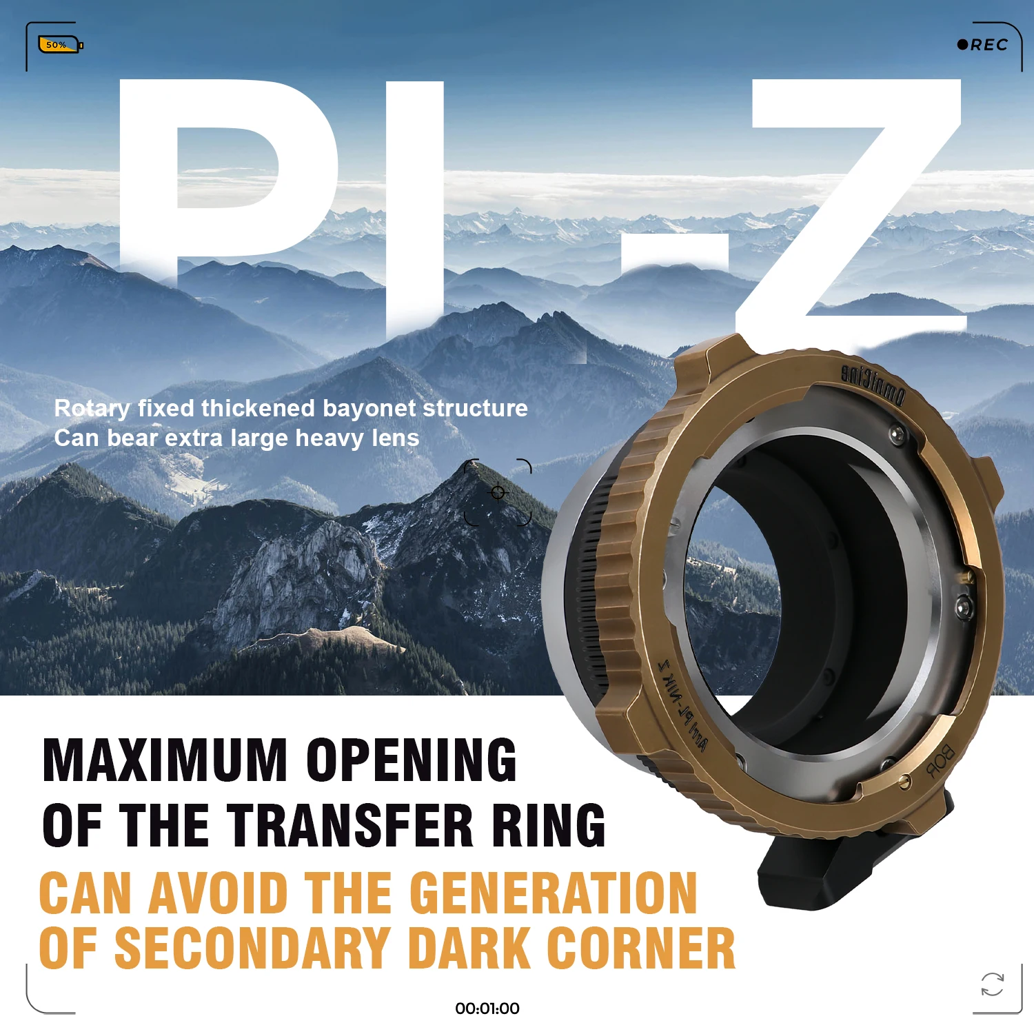 Arri Arriflex PL Lens to Nikon Z Mount Digital Camera Adapter Ring PL-NIKON Z Z6 Z7 Photography Lens Adapter Accessories