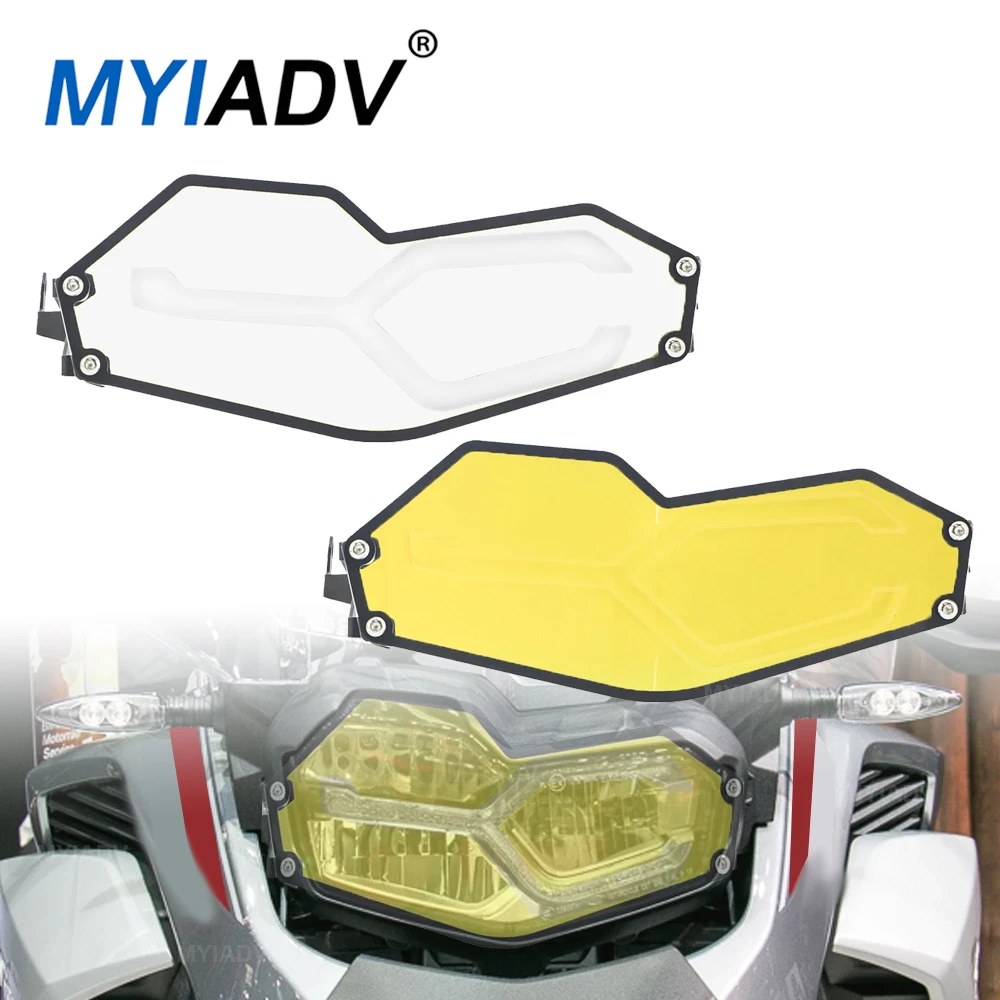 Motorcycle Headlight Guard Protector For BMW F750GS F850GS 2019-2024 F800GS 2024 2025 2026 Acrylic Head Lamp Patch Grille Cover
