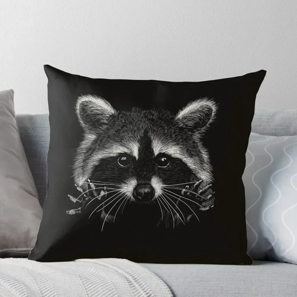 

racoon Throw Pillow Decorative Sofa Cushions anime girl Sitting Cushion christmas decorations for home 2025 pillow