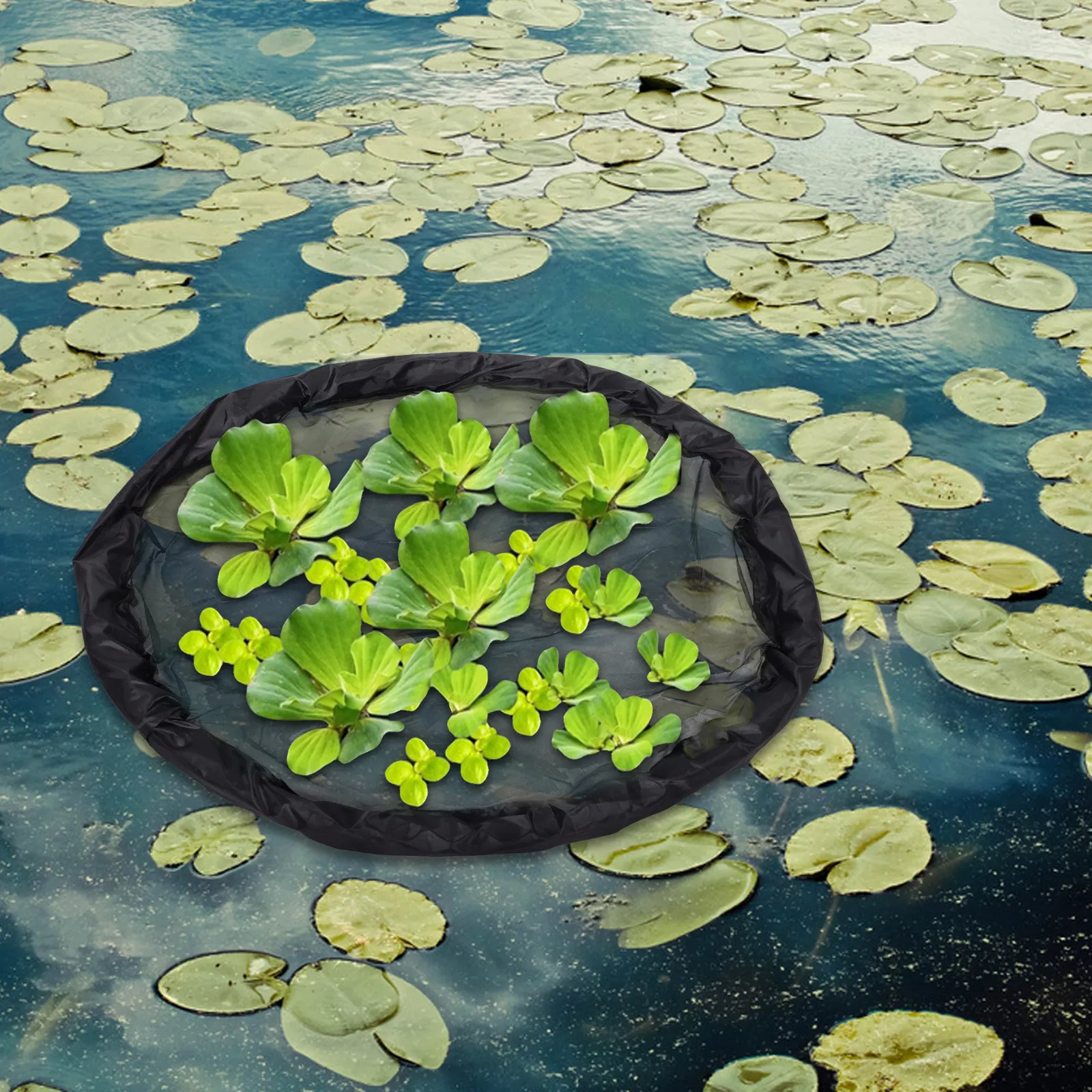 Floating Island Plants Protector Robust Floating Island Plants Netting for Pond Decorations Garden Water Features Fish Safe