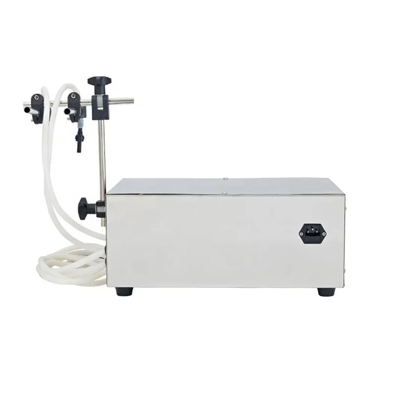 For Oil water Double Heads vial  Cosmetic Filler Shampoo filler Digital Control Pump gel Juice Liquid Bottle Filling Machine