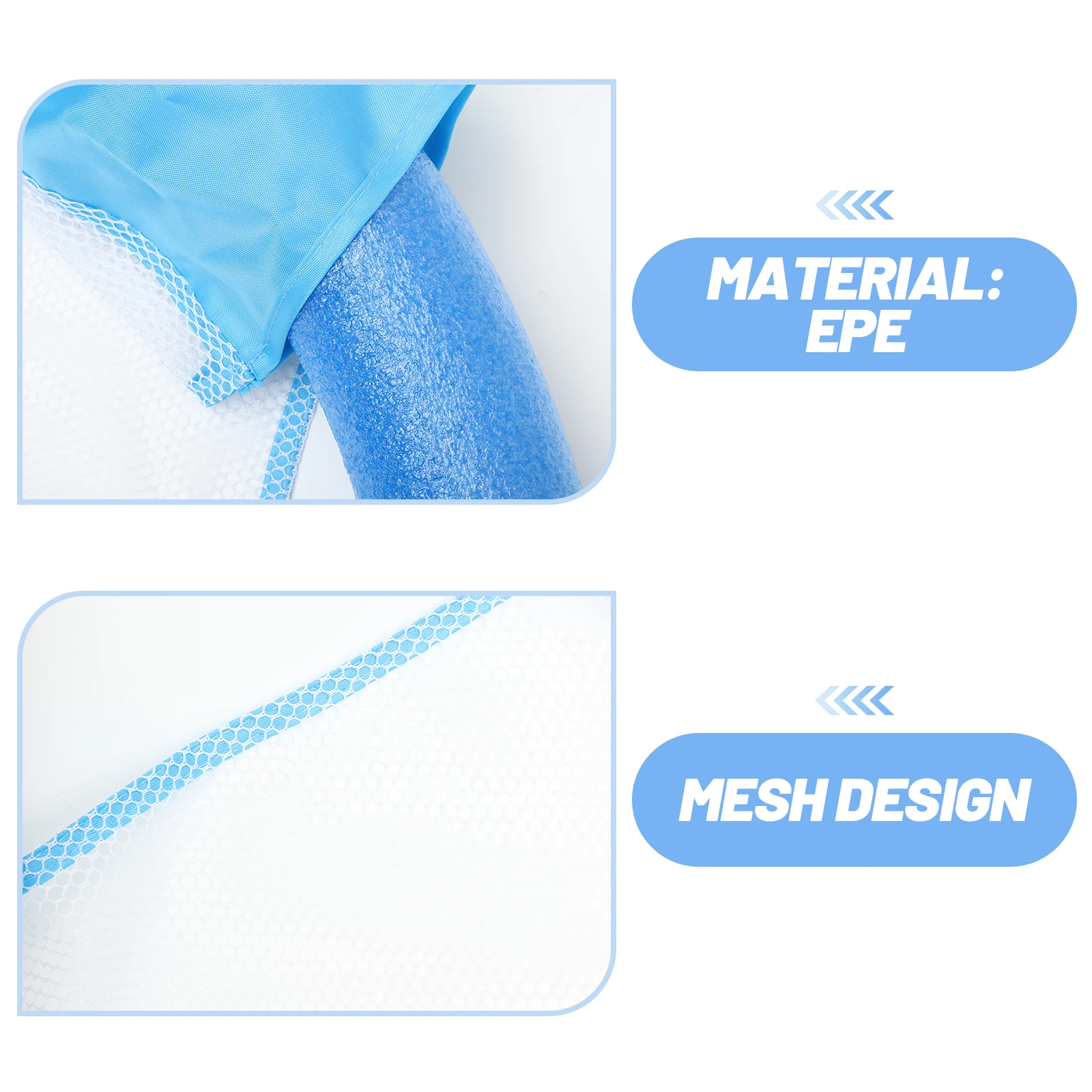 

Pool Chair Epe Material Lightweight Easy Carry Pool Party Floating Net For Adults Swim Accessories Water Floating Chair