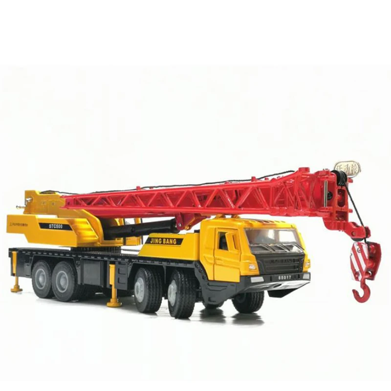 High Simulation 1:50 Alloy Engineering Crane,Crane Children\'s Toys,Collection Gifts,Scene Ornament