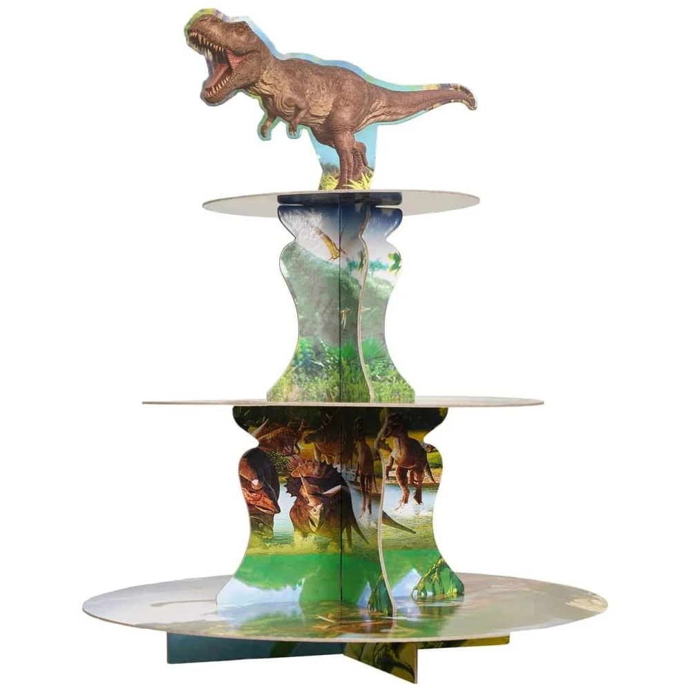 3Tier Cupcake Stand Birthday Party Supplies Hero Baby Shower Cake Table Decoration Party Cupcake Kids Party
